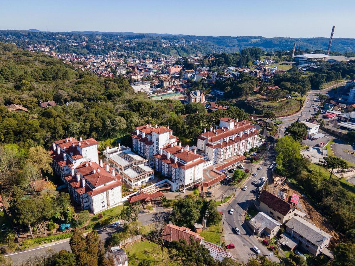 Apto No Centro De Gramado Com Piscina Termica Экстерьер фото