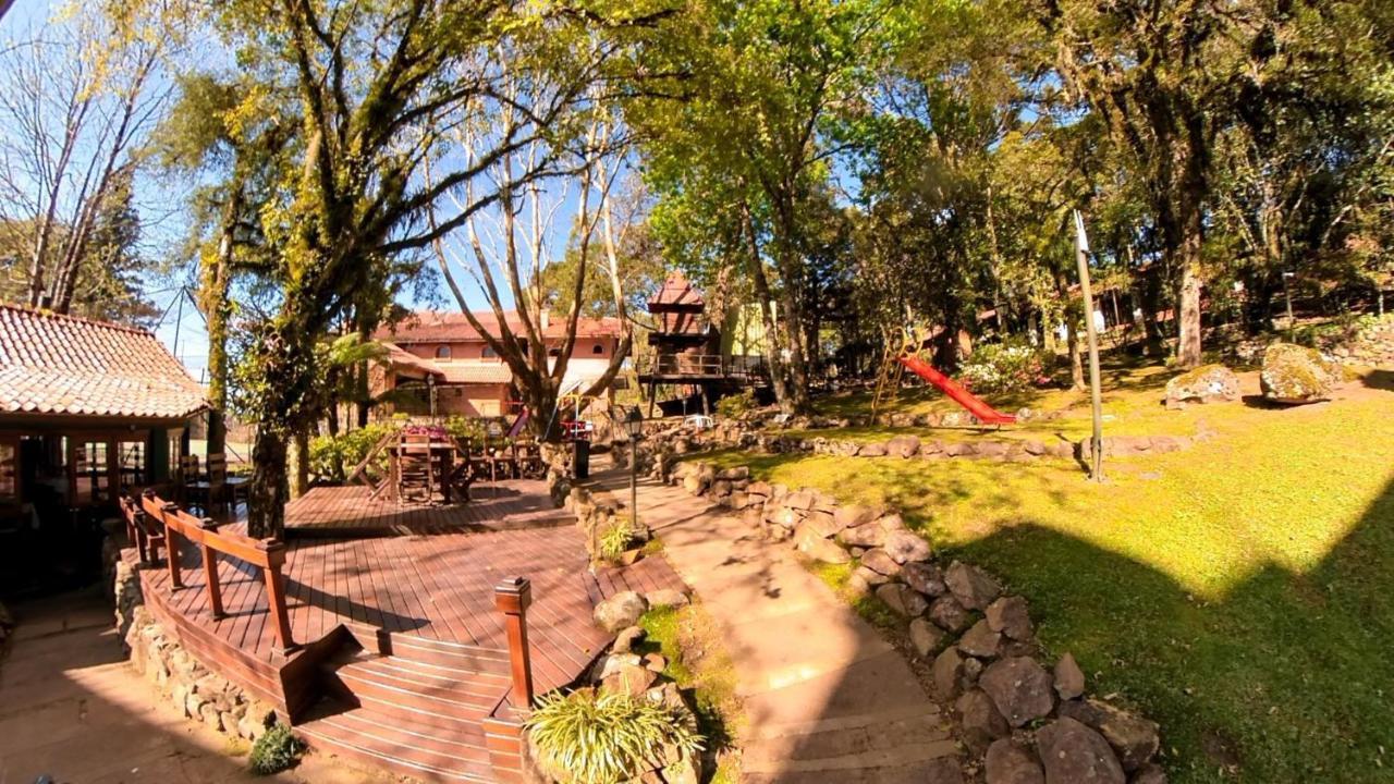Apto No Centro De Gramado Com Piscina Termica Экстерьер фото